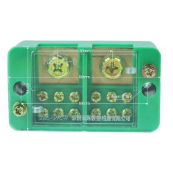 AC/DC Wire Combiner (2-IN to 6-OUT) Junction Box Solar Panel Surya